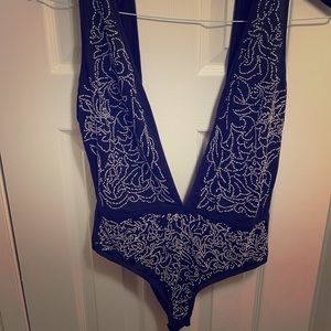 AKIRA CHICAGO Beaded bodysuit